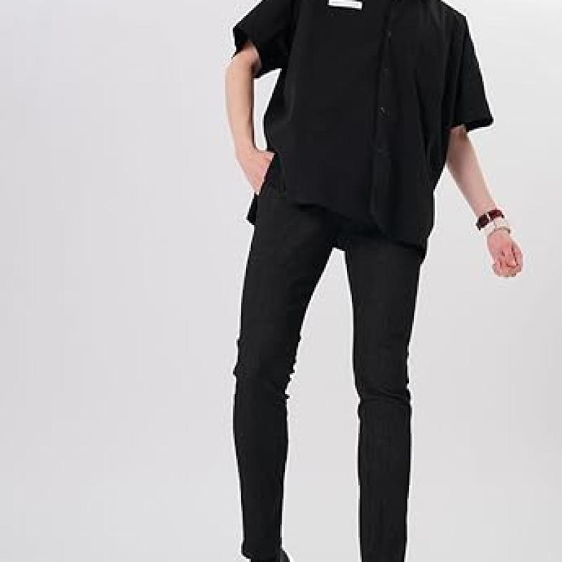 Men's Plaid Pants Skinny Dress Pants for Men Skinny Chino Pants Men