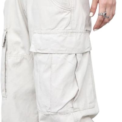 Women Cargo Pants Baggy Y2K Clothing Multi Pockets High Waist Loose Straight Leg Pants Vintage Grunge Aesthetic Clothes