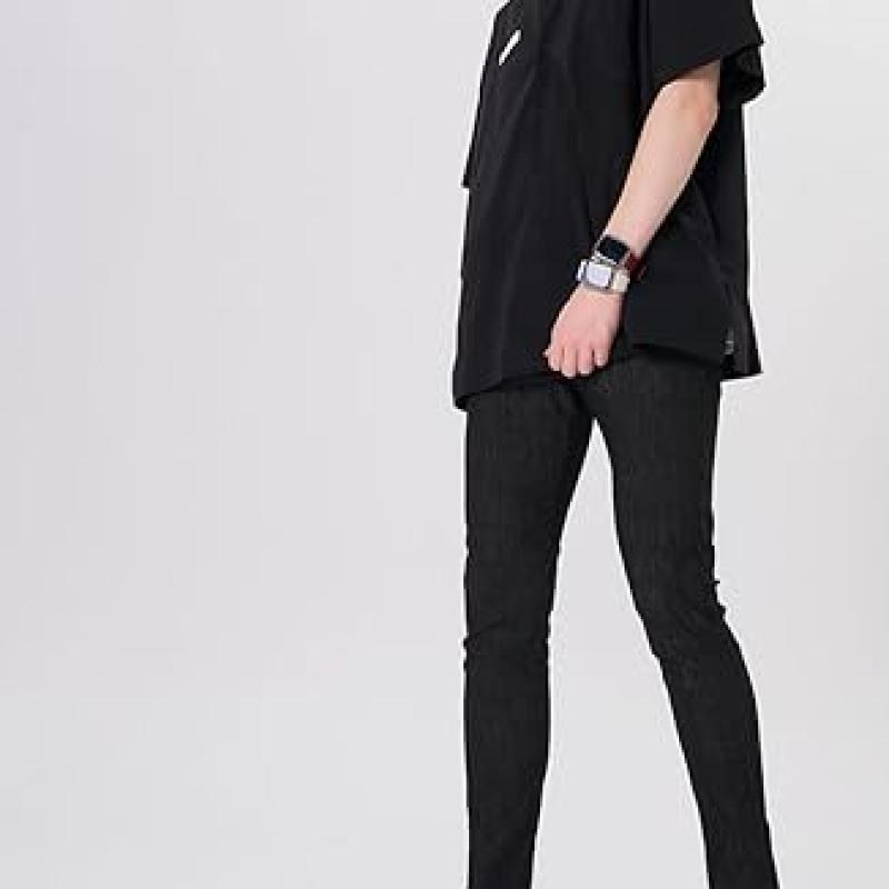 Men's Plaid Pants Skinny Dress Pants for Men Skinny Chino Pants Men