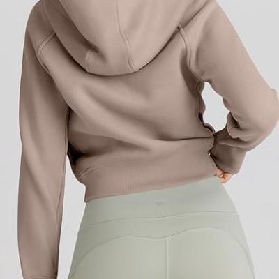 Womens Zip Up Hoodies Jackets Cropped Sweatshirts Fleece Fall Outfits Casual Comfy Y2k Tops Winter Clothes 2029