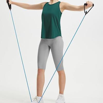 Women's Workout Tops Sleeveless Running Athletic Shirts Tank Tops Racerback Quick Dry UPF 50+