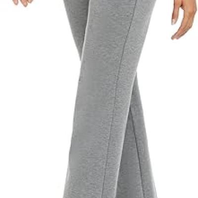 Women's Stretchy Straight Leg Dress Work Pants Business Office Casual Slacks with Pockets