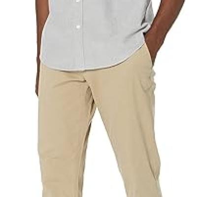 Men's Regular-Fit Short-Sleeve Pocket Oxford Shirt