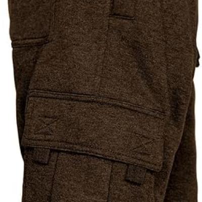 Men's Cargo Sweatpants Casual Fleece Joggers Loose Fit Open Bottom Athletic Pants for Men with Pockets