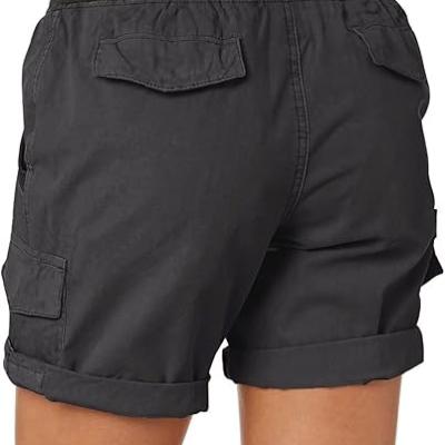 Womens Relaxed Fit High Waist Casual 4 Pocketed 2025 Hiking Outdoor Summer Shorts S-XL