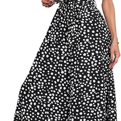 Women's Jumpsuits Dressy Casual Summer Loose Wide Leg Tank Top Jumpsuit with Belt