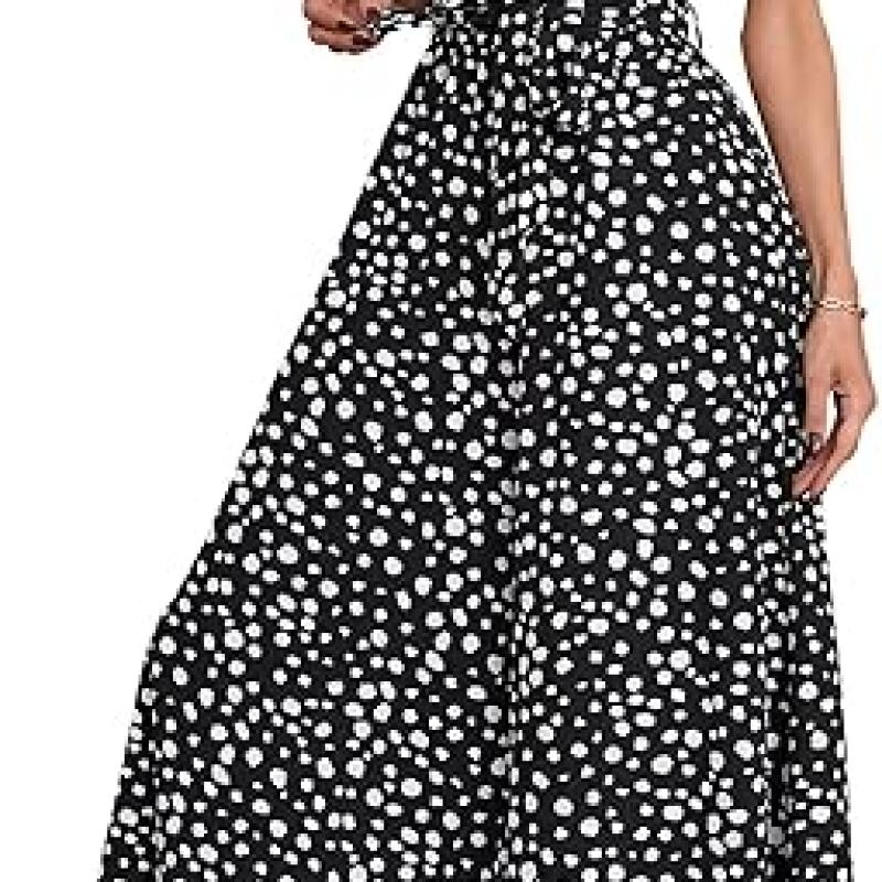Women's Jumpsuits Dressy Casual Summer Loose Wide Leg Tank Top Jumpsuit with Belt