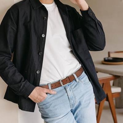 Leather Belt for Men - 35mm Men Belts for Jeans Casual and Dress