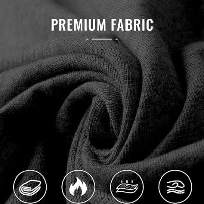 Men's Cargo Sweatpants Casual Fleece Joggers Loose Fit Open Bottom Athletic Pants for Men with Pockets