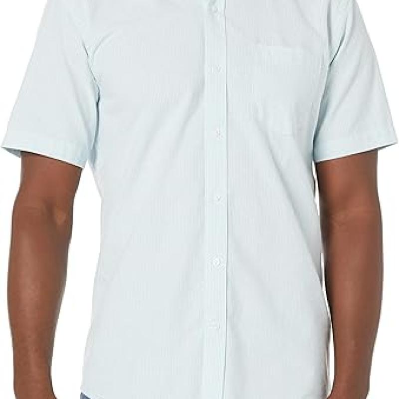 Men's Regular-Fit Short-Sleeve Pocket Oxford Shirt