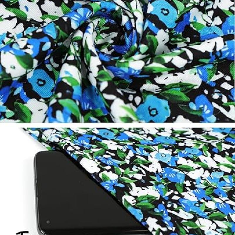 Summer Dresses for Women Beach Floral Tshirt Sundress Casual Pockets Boho Tank Dress