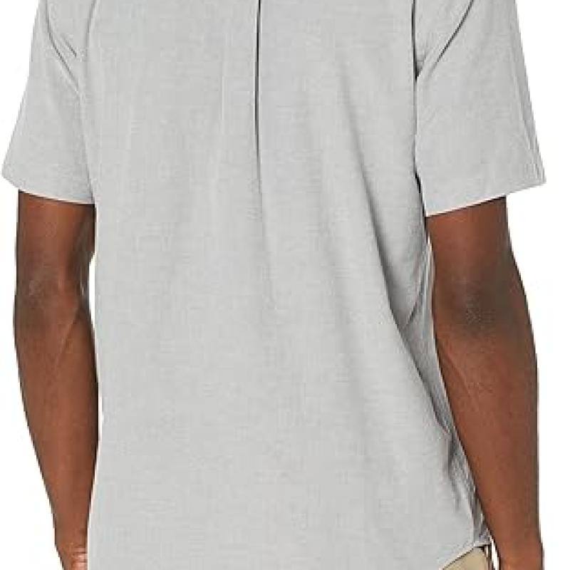 Men's Regular-Fit Short-Sleeve Pocket Oxford Shirt