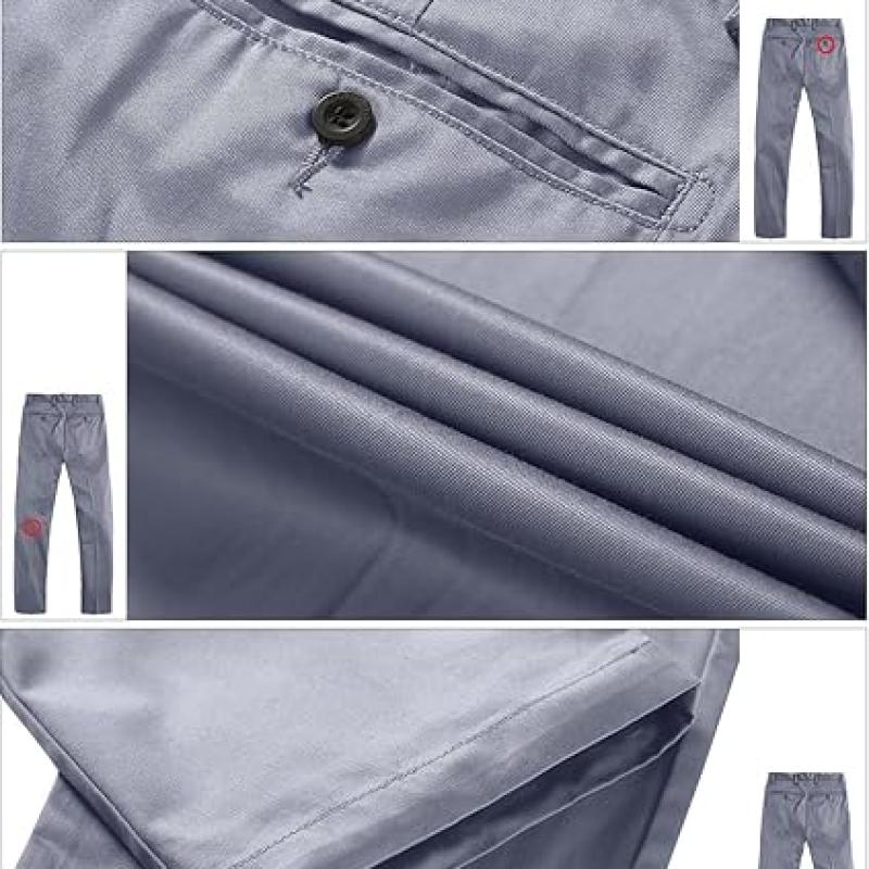 Men's Straight-Fit Work Wear Casual Pants