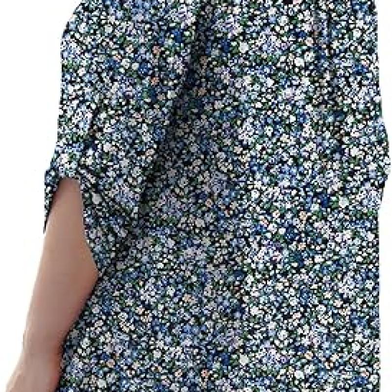 Womens Tops Dressy Casual 3/4 Sleeve Shirts Tunic Blouses Plus Size Tops for Women