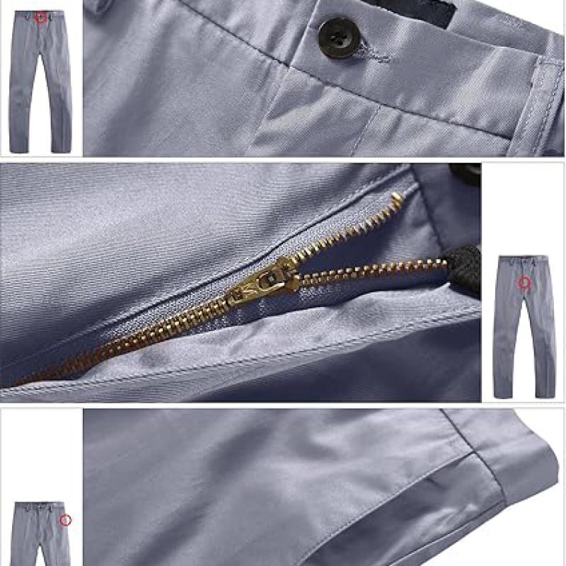 Men's Straight-Fit Work Wear Casual Pants