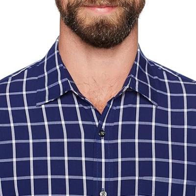 Men's Regular-Fit Short-Sleeve Poplin Shirt