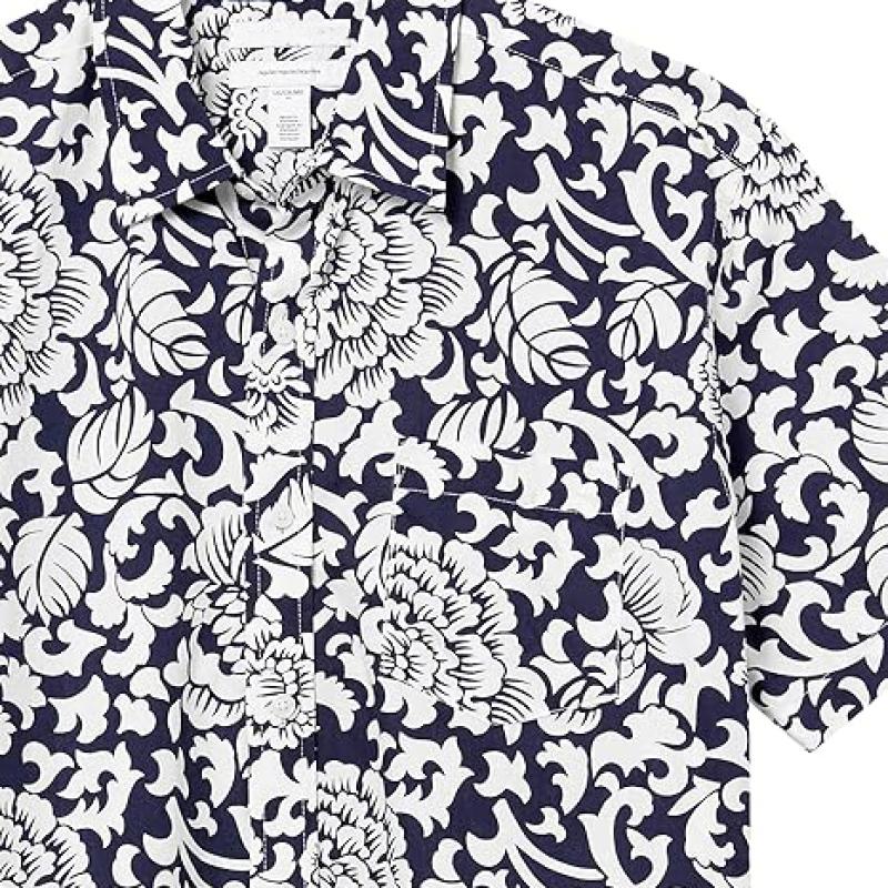 Men's Regular-Fit Short-Sleeve Poplin Shirt